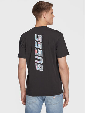 Guess T-shirt Buster Z3GI06 J1314 Crna Slim Fit