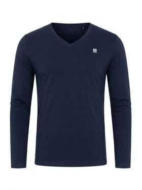 Ombre Ombre S dlouhým rukávem L172 Tmavomodrá Regular Fit