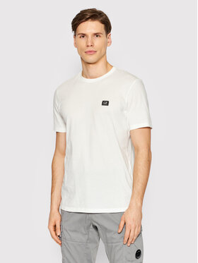C.P. Company C.P. Company T-Shirt 12CMTS045A 005100W Biały Regular Fit