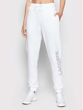 Lacoste Lacoste Pantalon jogging XF0205 Blanc Regular Fit