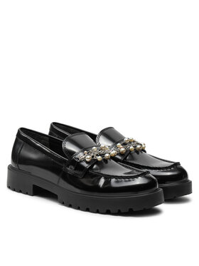 Tory Burch Loaferke Embellished Classic Lug Loafer 165828 Črna