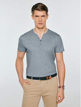 BIG STAR BIG STAR T-Shirt ALANSO Granatowy Basic Fit