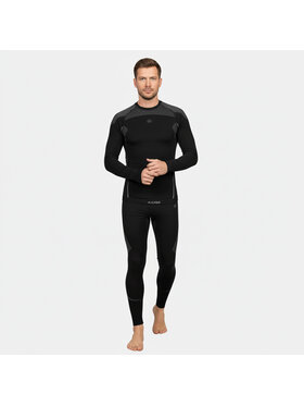 Alpinus Alpinus Komplet bielizny termoaktywnej Hemis Set Czarny