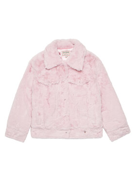 Guess Guess Cappotto in shearling J5YL18 K8BV0 Rosa Regular Fit