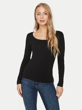 Vero Moda Vero Moda Блуза Maxi My 10228809 Черен Slim Fit