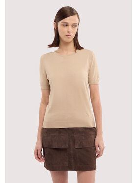 Trussardi Trussardi T-shirt M7736001193N012 Crema Regular Fit