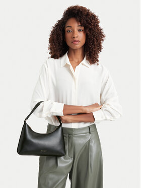 Calvin Klein Calvin Klein Handtasche Foil Logo Small Shoulder Bag LV04F3890G Schwarz