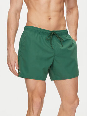 Lacoste Lacoste Pantaloni scurți pentru înot MH6270 Verde Regular Fit