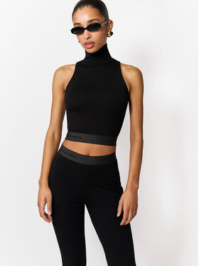 La Mania La Mania Top SOLME Czarny Basic Fit
