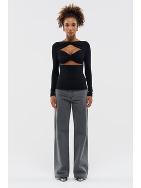 BENU BENU Bluzka AW25 Czarny Regular Fit