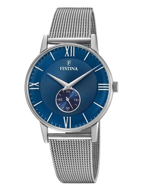 Festina Festina Zegarek F20568/3 Srebrny