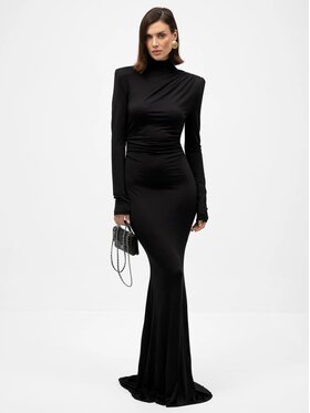 MANDRAGORA MANDRAGORA Sukienka wieczorowa Renne Czarny Slim Fit