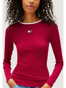 Tommy Jeans Tommy Jeans T-shirt DW0DW21839 Bordeaux Casual Fit