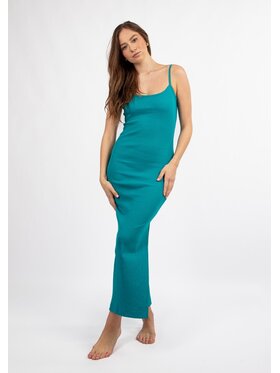 DKaren Sport DKaren Sport Sukienka codzienna DK-K-P7 Turkusowy Slim Fit