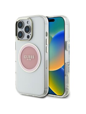 Guess Guess Etui na telefon Apple iPhone 16 Pro Max Różowy