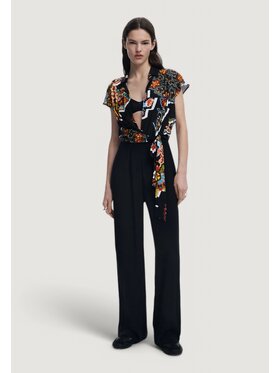 Desigual Desigual Ολόσωμη φόρμα JUMPSUIT_PAISLEY_LACROIX Μαύρο Regular Fit
