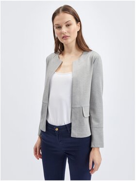 Orsay Orsay Marynarka 481325-692000__34 Szary Regular Fit