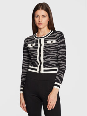 Fracomina Fracomina Cardigan FS22WT8008K499F8 Noir Slim Fit