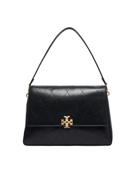 Tory Burch Tory Burch Kabelka Charlie Quilted Large Shoulder Bag 185805 Černá