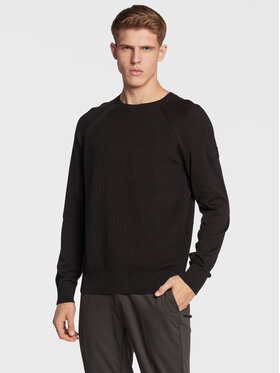 Calvin Klein Calvin Klein Sweater Structure K10K110412 Fekete Regular Fit