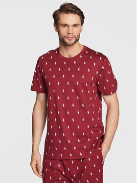 Polo Ralph Lauren Polo Ralph Lauren T-Shirt 714830281011 Bordowy Regular Fit