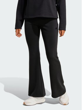 adidas adidas Spodnie materiałowe French Terry Czarny Slim Fit