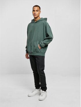 Urban Classics Urban Classics Bluza Bluza Z Kapturem Oversize Męska Ciemna Zielona Urban Classisc TB4955 4XL Zielony Oversize