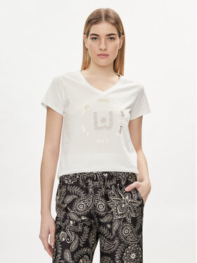 Liu Jo Liu Jo T-shirt TA4137 J6040 Bijela Regular Fit