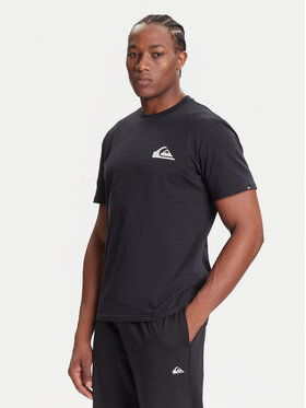Quiksilver Quiksilver T-shirt Ev Mini Logo Ss EQYZT08181 Crna Regular Fit