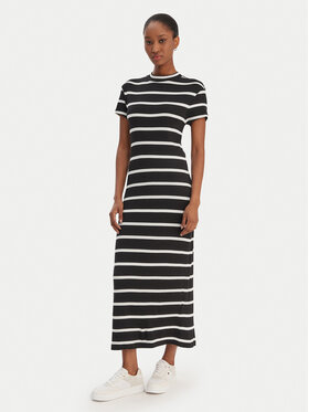 Tommy Hilfiger Tommy Hilfiger Kasdieninė suknelė WW0WW47860 Juoda Slim Fit