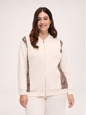 Fiorella Rubino Fiorella Rubino Felpa G881L009505N0R2 Crema Regular Fit