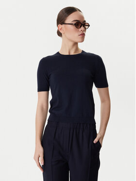 Weekend Max Mara Weekend Max Mara Póló Gabarra 2615361081 Sötétkék Slim Fit