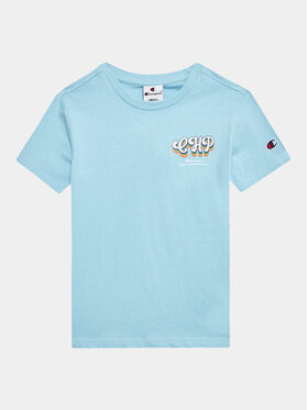 Champion Champion Футболка 306374 Блакитний Regular Fit