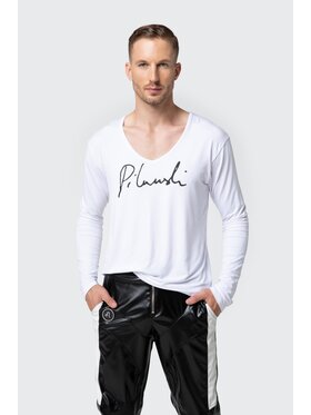 Pilawski Pilawski Longsleeve longsleeve Biały Slim Fit