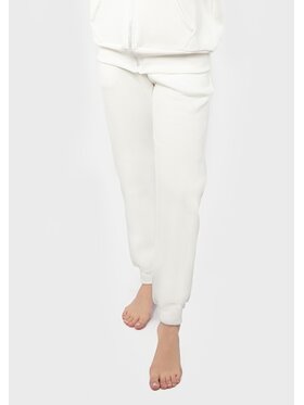 DKaren Sport DKaren Sport Spodnie materiałowe DK-K-B1 Écru Classic Fit
