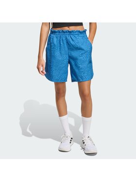 adidas adidas Szorty materiałowe 158914 Błękitny Loose Fit