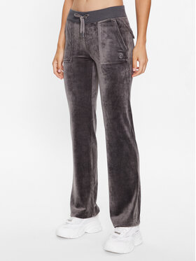 Juicy Couture Juicy Couture Долнище анцуг Del Ray JCAP180 Черен Regular Fit