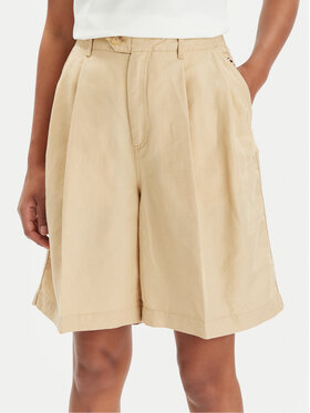 Tommy Hilfiger Tommy Hilfiger Bermudahose WW0WW41771 Beige Relaxed Fit
