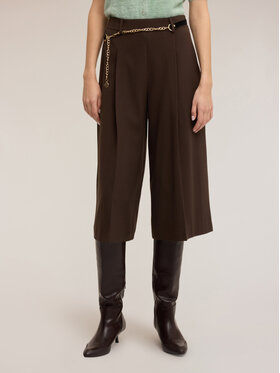 Motivi Motivi Pantaloni di tessuto P01TQ004625N032 Marrone Cropp Fit