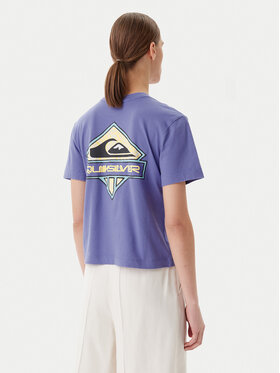 Quiksilver Quiksilver Póló EQWZT03181 Lila Relaxed Fit
