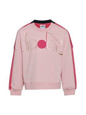 Diadora Diadora Bluza DIADORA JG. SWEATSHIRT CREW LOGO MANIA Różowy Regular Fit