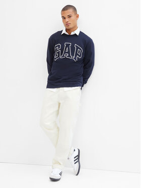 Gap Gap Majica dugih rukava 427434-01 Tamnoplava Regular Fit
