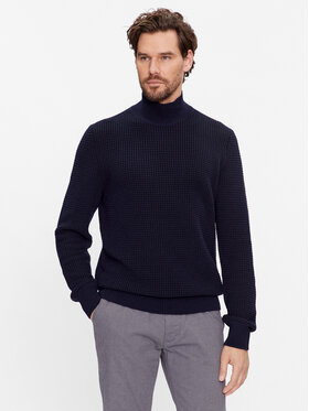 BOSS Boss Rollkragenpullover Maurelio 50500656 Dunkelblau Regular Fit