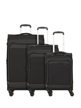 D&N D&N Komplet walizek 310172 Czarny
