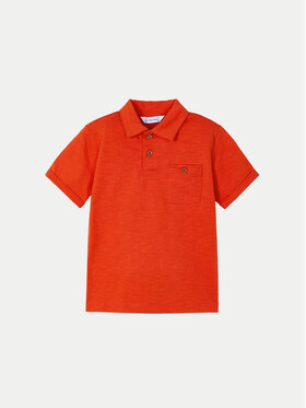 Mayoral Mayoral Тениска с яка и копчета 3109 Червен Regular Fit