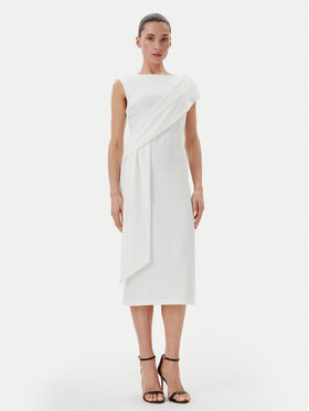 Rinascimento Rinascimento Rochie cocktail CFC0019923002 Alb Regular Fit