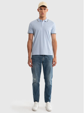 BIG STAR BIG STAR Jeansy ATES Niebieski Tapered Fit