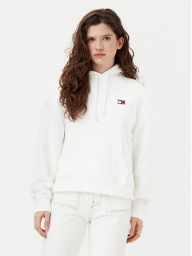 Tommy Jeans Tommy Jeans Pluus Badge DW0DW19414 Ekrüüvärv Boxy Fit