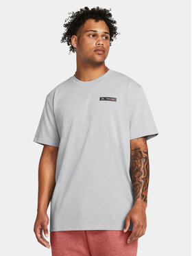 Under Armour Under Armour T-Shirt Ua Hw Armour Label Ss 1382831-011 Szary Loose Fit