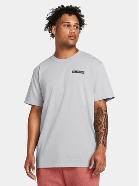 Under Armour Under Armour Tricou Ua Hw Armour Label Ss 1382831-011 Gri Loose Fit